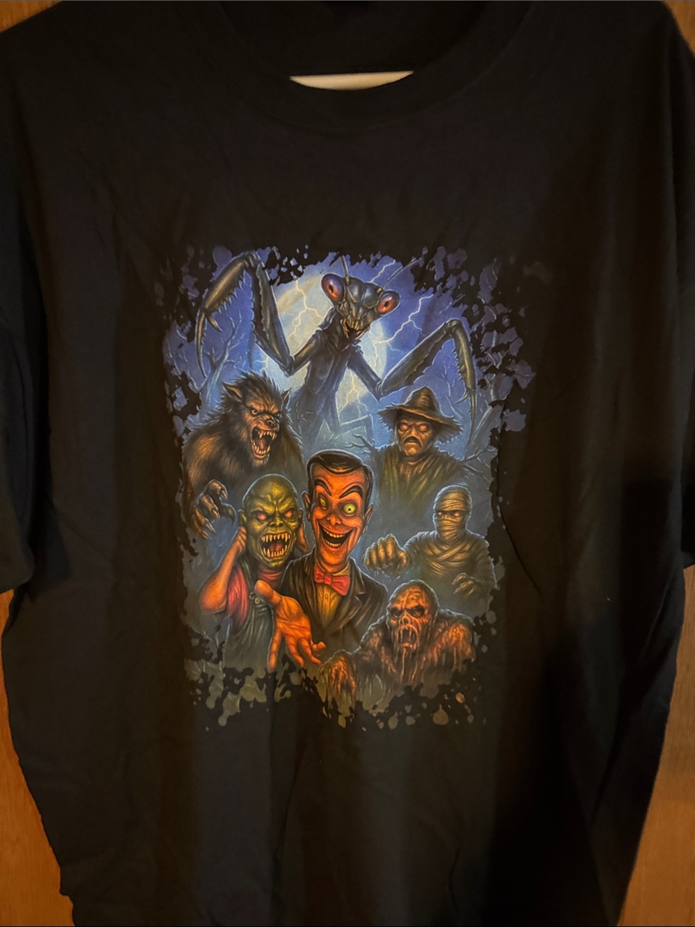 Zobie Fright Black  Goosebumps T-Shirt